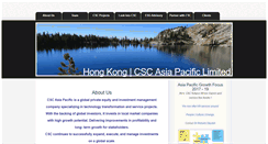 Desktop Screenshot of cscasiapacific.com